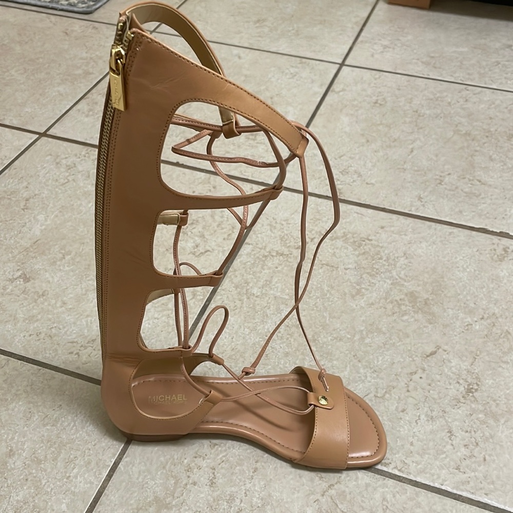 Michael Kors gladiator sandals.